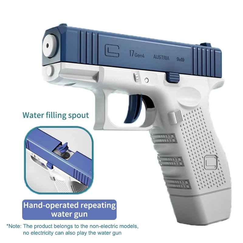 Elektrisch waterpistool Oplaadbaar automatisch en handmatig spuitpistool Capaciteitsbereik tot 32 FT bereik voor volwassenen en kinderen