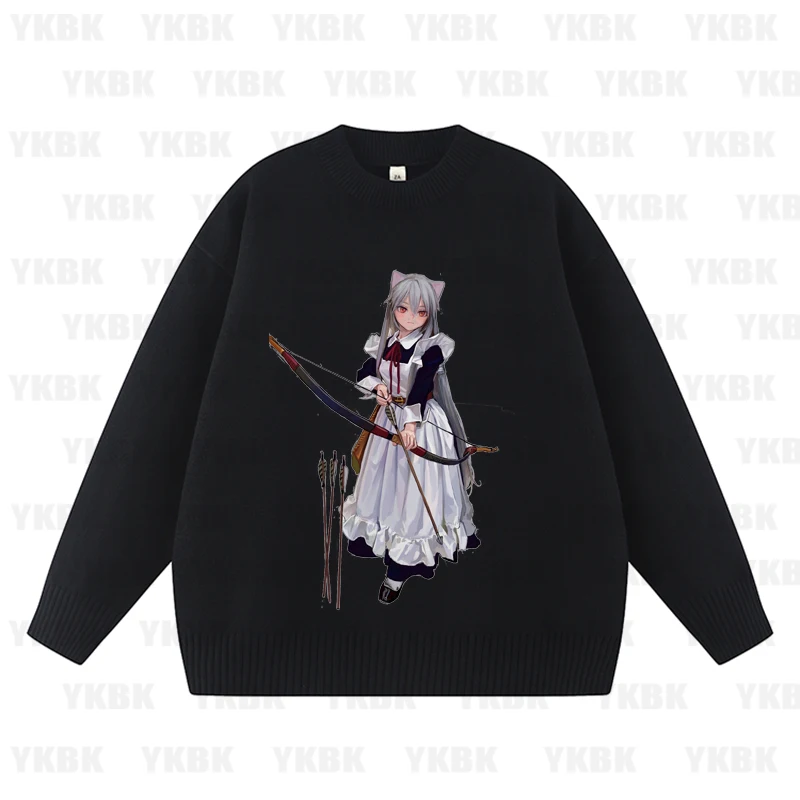 Vintage Y2k Harajuku Moda Casual Top Stampa Streetwear Estetica Grunge 2000s Baby Tees maglione