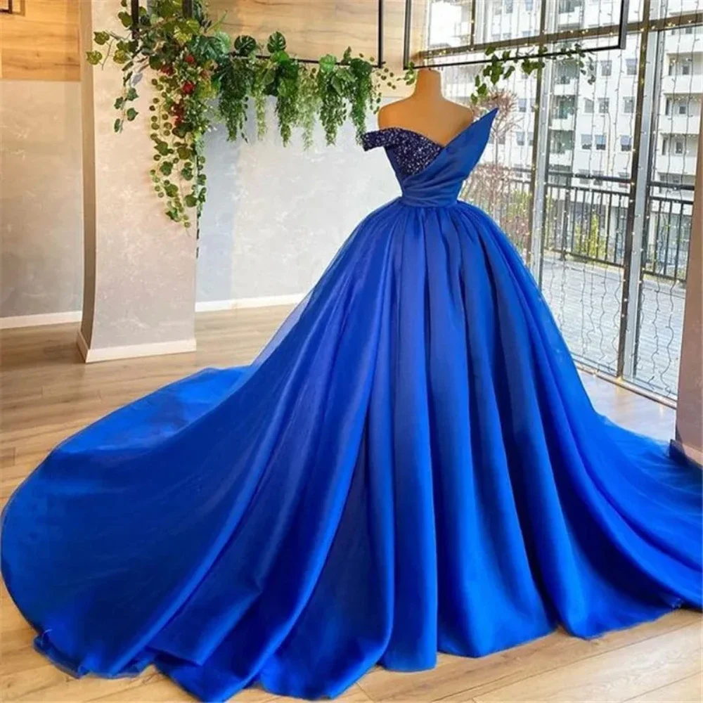 Vinca Sunny Elegant A-line Prom Dresses V-neck Backless Floor length Sparkling Formal Occasion party Women's Evening Dresses