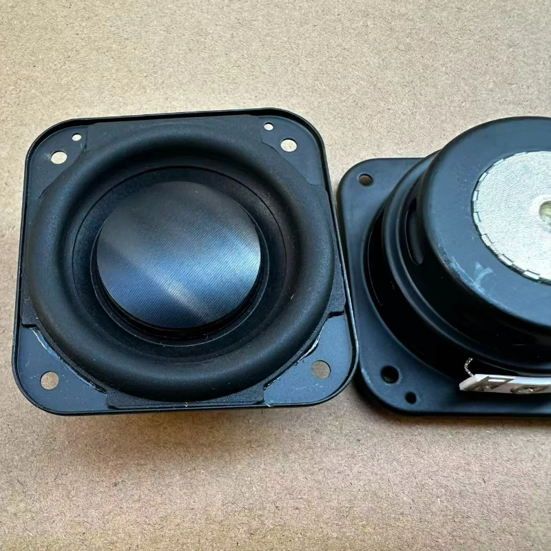 SOTAMIA 2 قطعة 2.75 بوصة صغيرة رقيقة جدا باس المتكلم 4 أوم 20 واط الألومنيوم غطاء غبار كبير ملف صوتي وحدة مكبر صوت منخفضة التردد