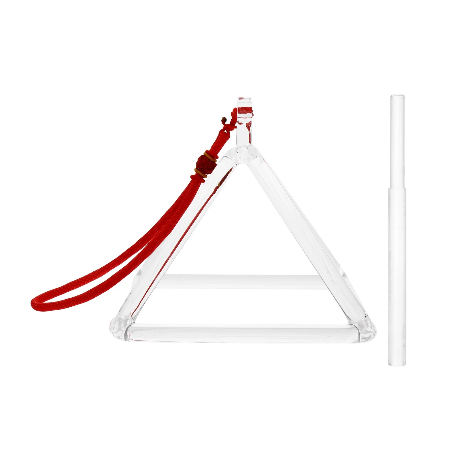 

1Set Singing Pyramid Crystal Striker Meditation Yoga Prayer Peace Curative Desktop Ornament Music Therapy Tool