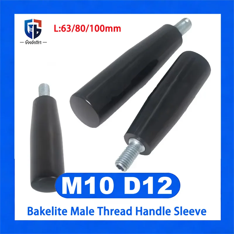 

M10 M12 Revolving Bakelite Handle with Concealed Front End Internal Hexagonal Rotating Knob for Packaging Printing and Machinery