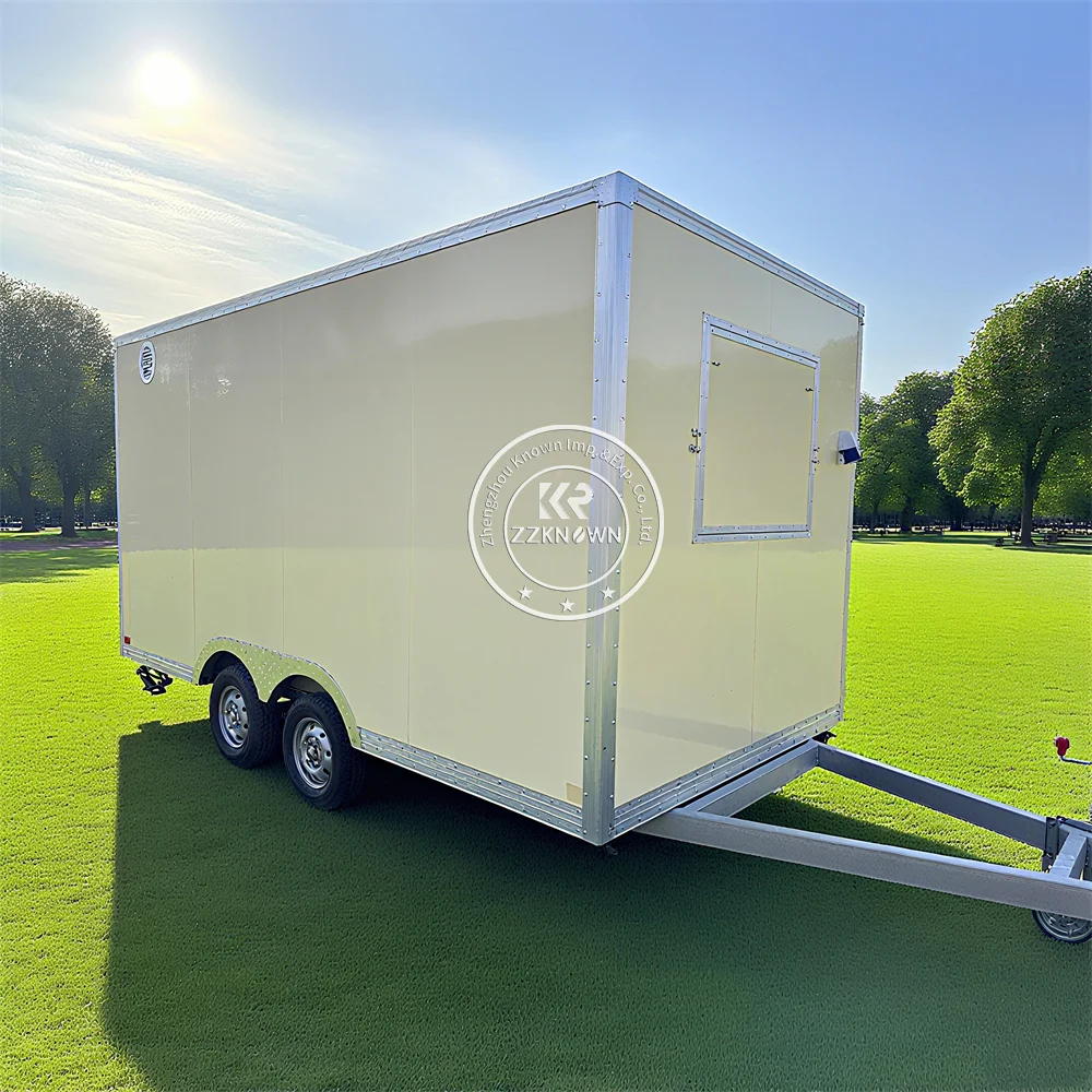 

Customized Mobile Street Food Trailer Hamburger Remen Waffle Donut Shawarma Bbq Grill Barbecue Fast Food Truck For Sale