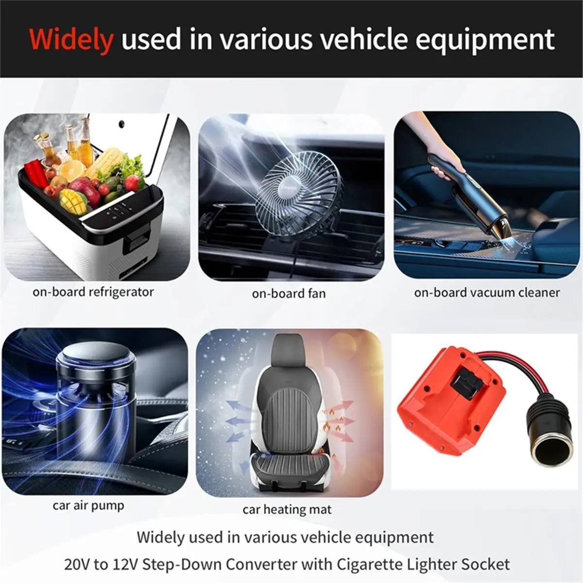 

Delighted-18 В до 12 В понижающий адаптер интерфейса прикуривателя для Milwaukee 18 В преобразователь батареи для радиоуправляемого автомобиля DIY