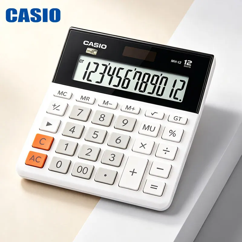 Casio MH-12/DH-14/DH-12/AX-12B/MX-12B Enterprise financial computer-Error-proof operation of large keys - Professional business