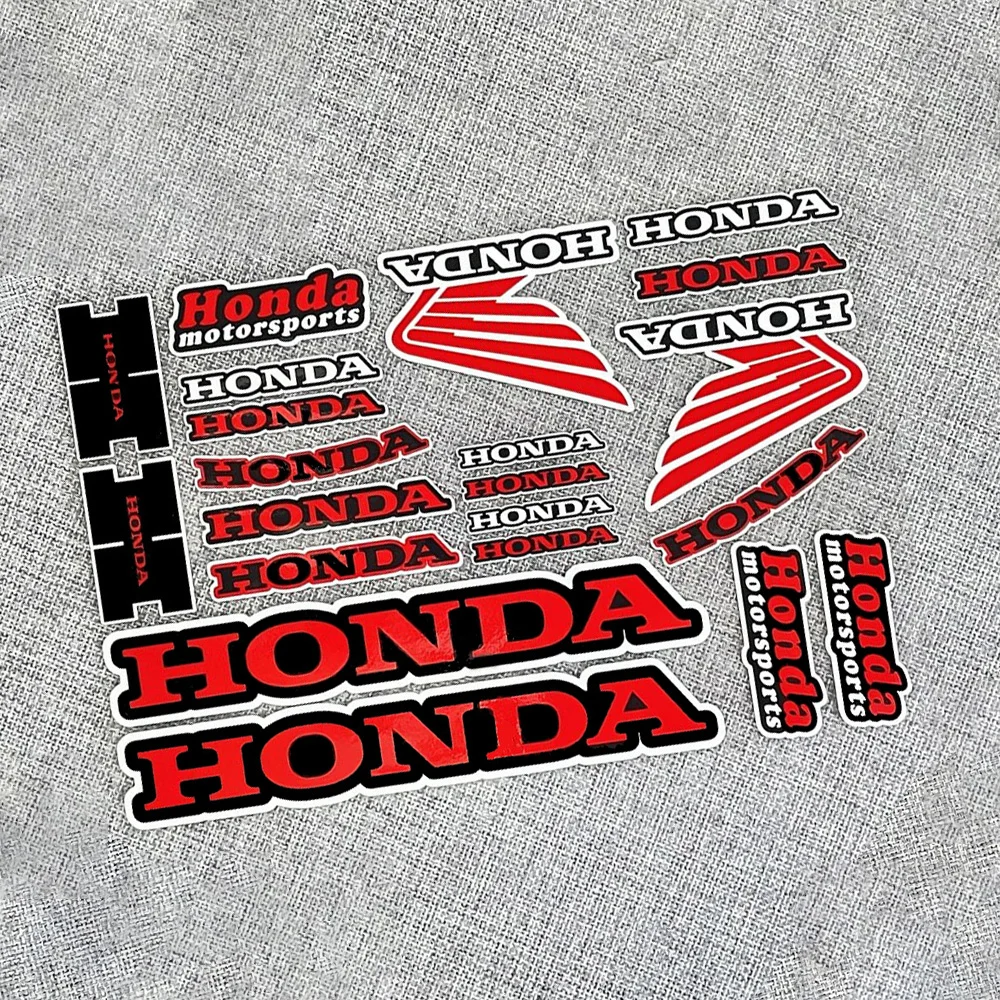 car Motorcycle honda stickers logo Bike Helmet decal cb650r cbr forza pcx 125 x adv 350 750 nc750x cb500x hornet 600 shadow