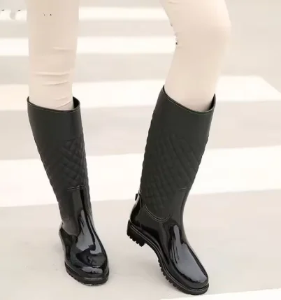 

KNCOKAR botas altas de mujer doc marten shoes bottes de pluie caoutchouc