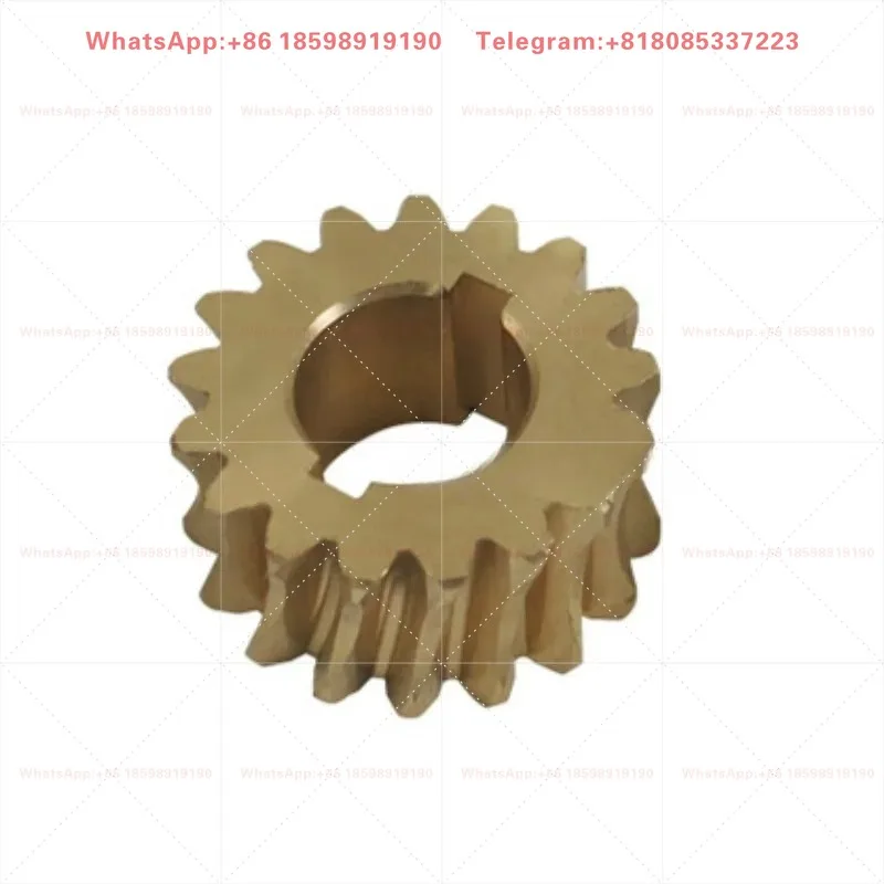 12 Type Meat Grinder Spare Parts 15-17 Tooth Copper Worm Gear Turbine Transmission Shaft Replacement Accessories