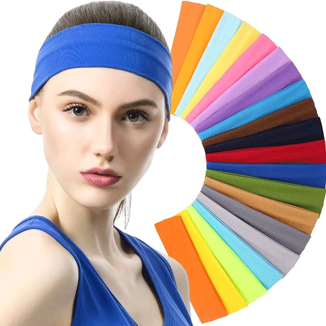Modne bawełniane opaski antypoślizgowe elastyczne miękkie tkaniny opaski do włosów dla kobiet włosy Hairband Twisted wiązane akcesoria Headwrap