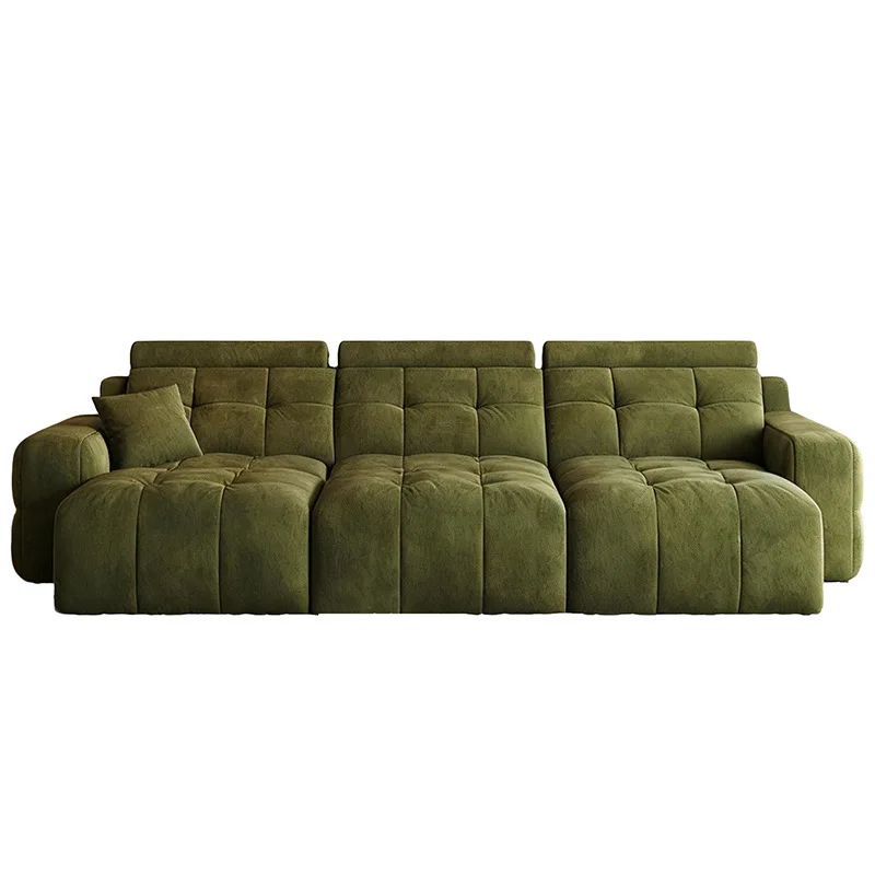 Electric function sofa bed Living room retractable reclining sofa