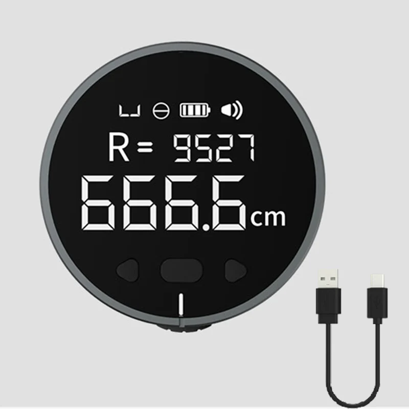  DUKA ATuMan Q Electric Ruler Distance Meter Tape HD LCD Screen Ruler Tools Tape Measure Rangefinder Mini Measuring Device