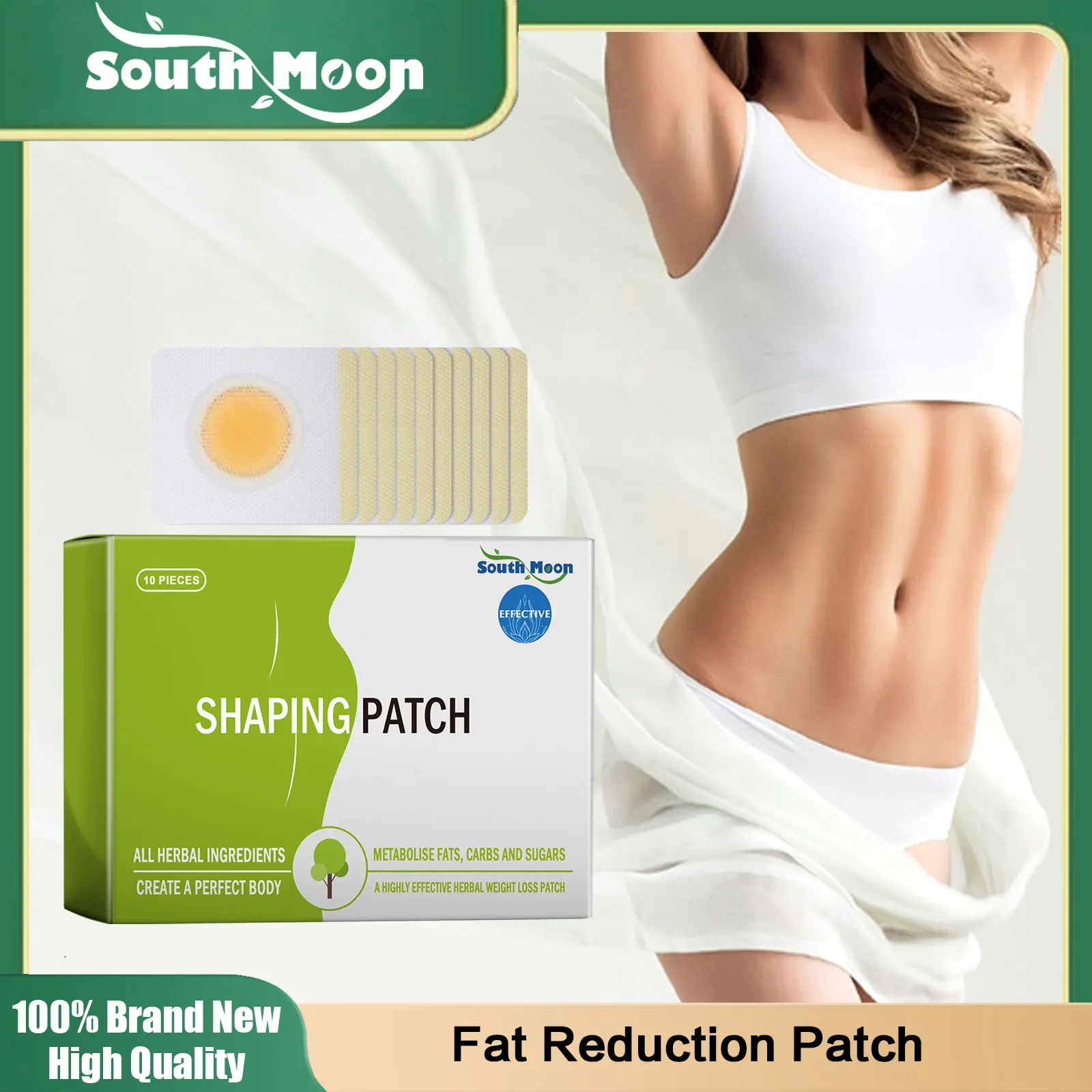 Abdomen Slimming Patches Lymphatic Drainage Body Sculpting Firming Waist Belly Thigh Fat Burner Thin Arm Legs Promote Metabolism