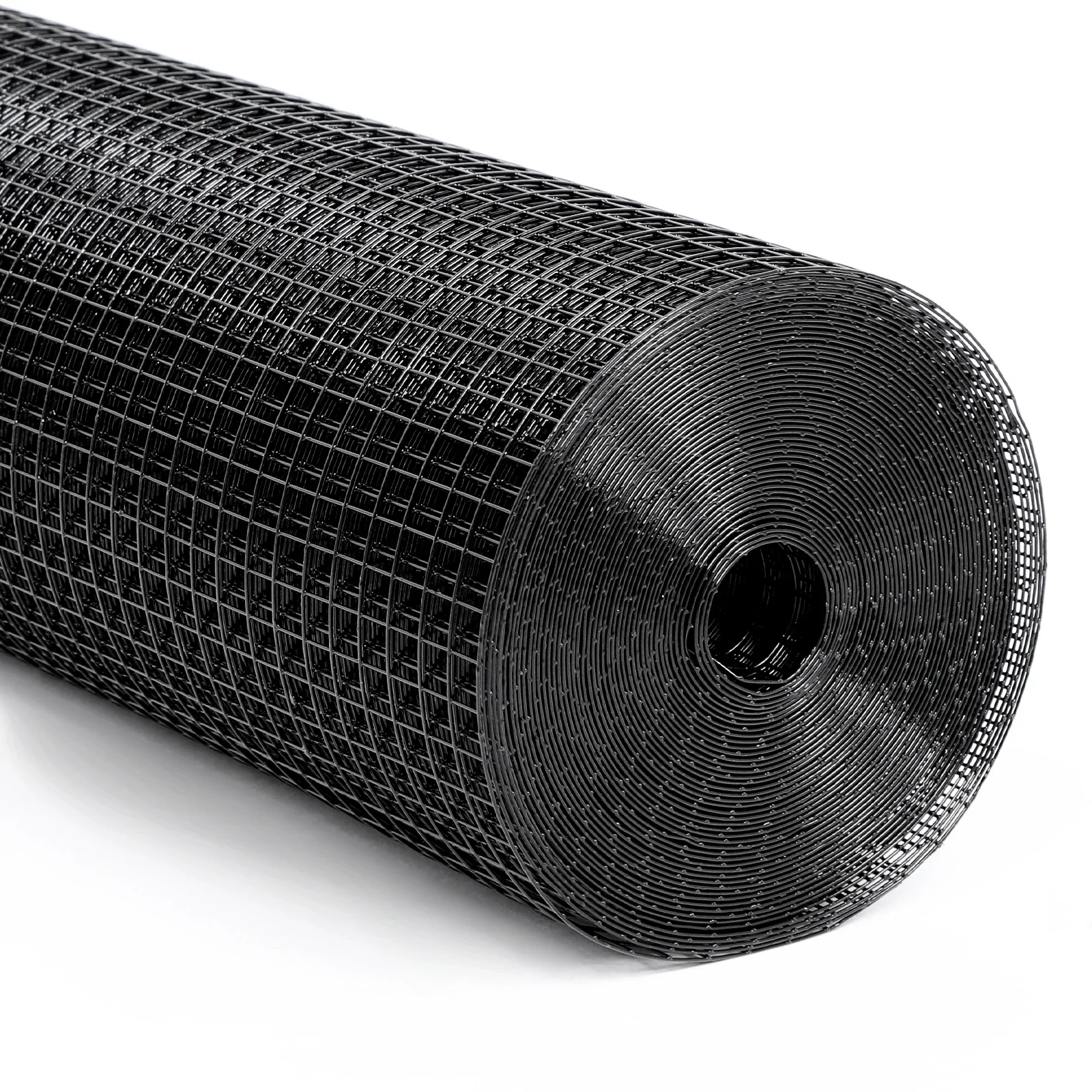 1/2 Inch 100ft  48INCH Black PVC Cage Net Mesh, Fence, Wall Decorations, Vegetable Garden