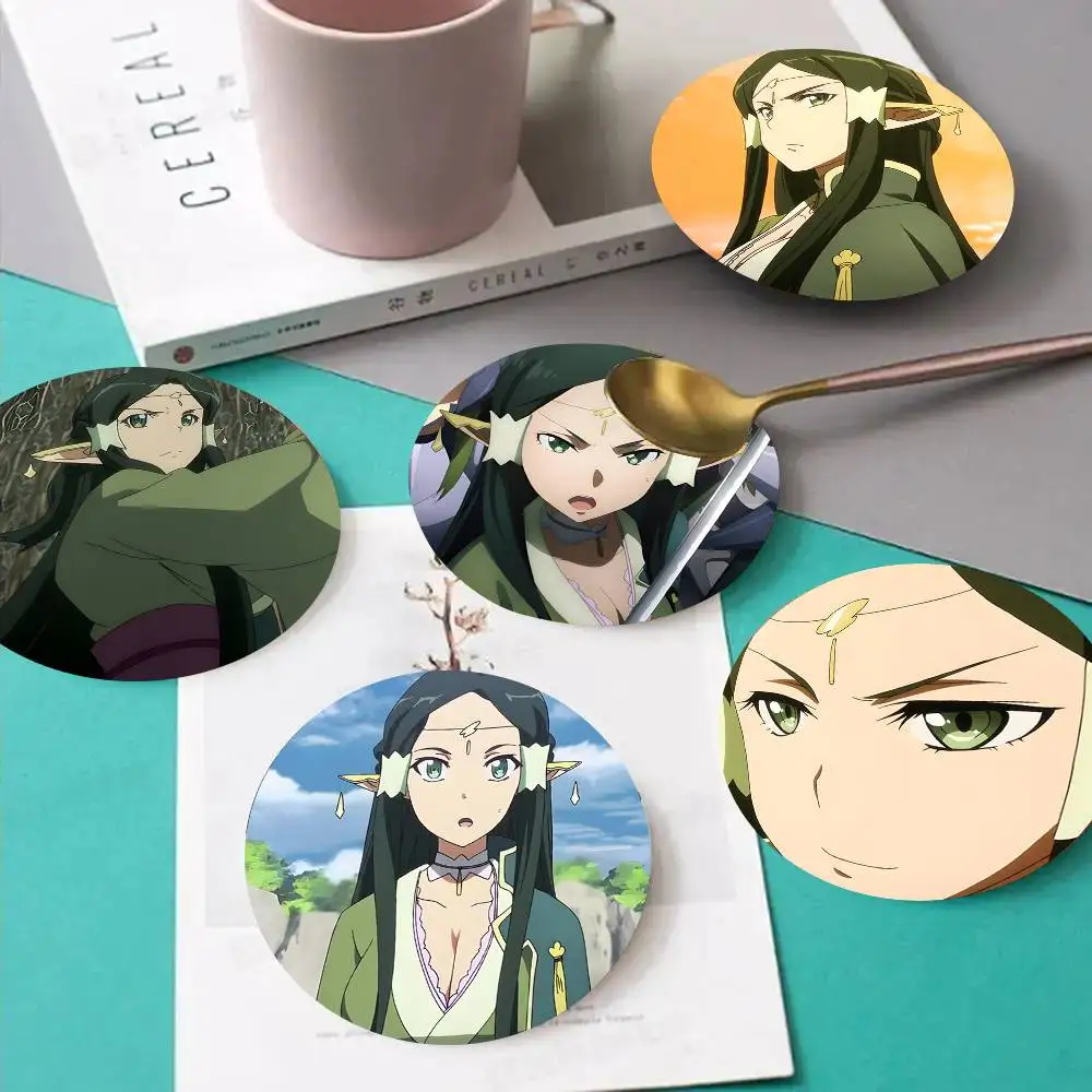 1pc Sakuya Sword Art Online Wooden Coaster Colour Printing Cup Mat Home Desk Decoration Gifts