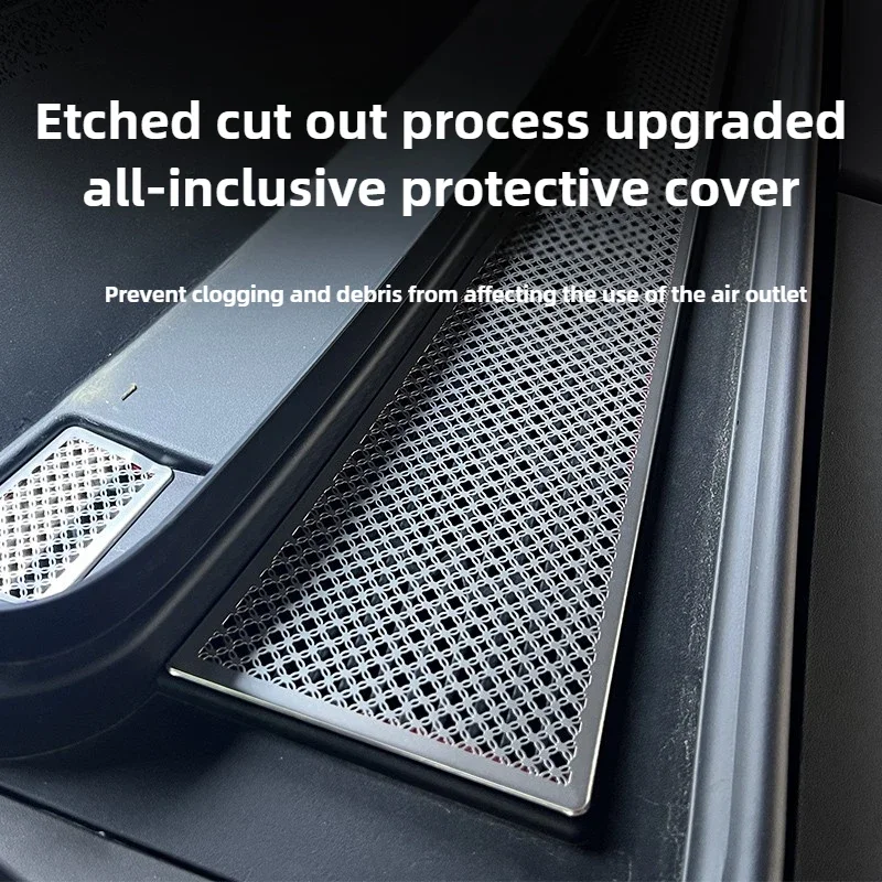 For Denza N9 5Pcs Car Front Engine Water Guide Tank Cover Air Intake Dust Cover Refitted Air Conditioner Filter Insect-proof Net