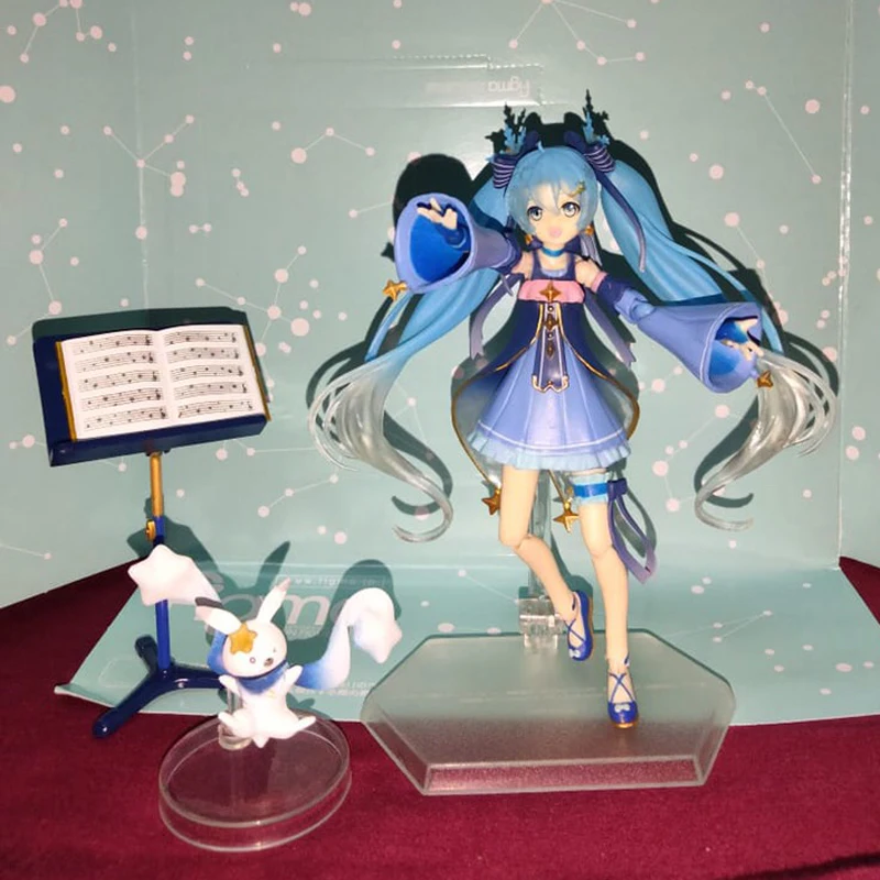 Figma EX-037 Twinkle Snow Miku Action Figure 054 Princess Removable Assemble Anime Figurine Girls Gift Toys Collectibles