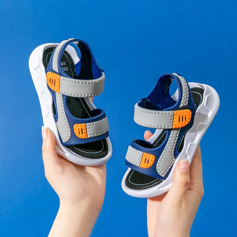 

New Boys Summer Sandals Soft Sole Anti-Slip Toddler Beach Shoes for Kids Baby Boys Children Lightweight Breathable Outdoor