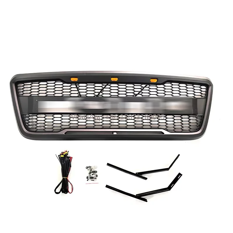 

Новая передняя решетка со светодиодной подсветкой для Ford Raptor F150 2004-2008 гг. Пластиковый продукт для Raptor