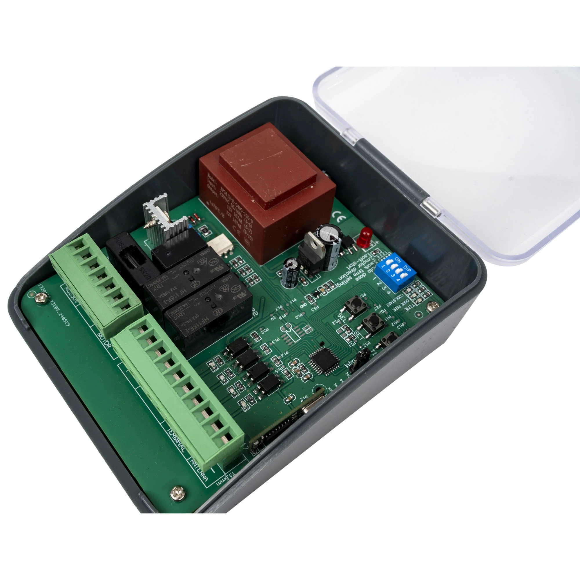 4-Channel Automatic Roller Shutter Motor Receiver 433.92mhz Universal Remote Controls Learning Code Limit Switch Function