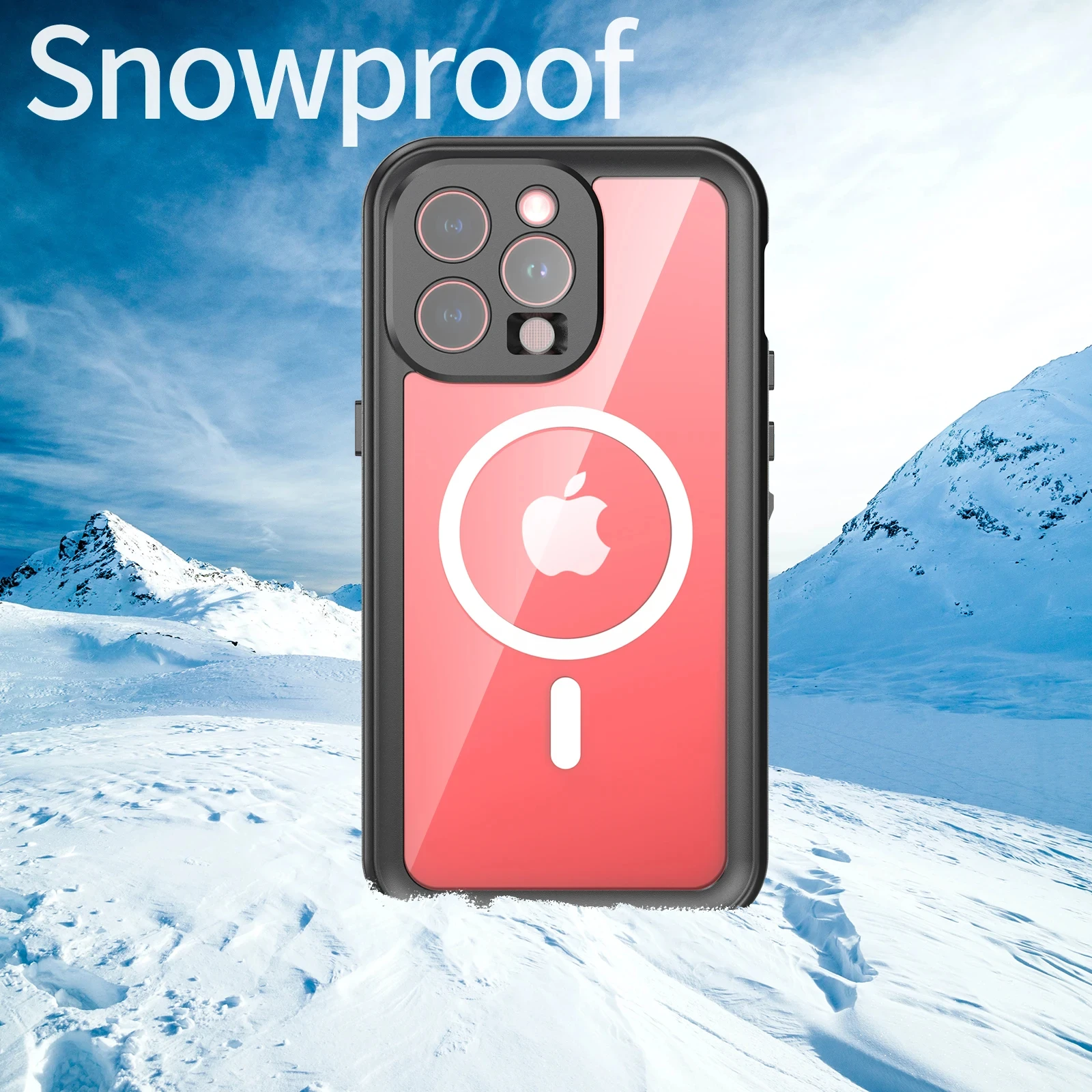 Profesjonalne, wodoszczelne etui IP68 na iPhone'a 16 Pro, 17, 14, 15 Pro Max, Shellbox, hit sprzedaży, pełna ochrona 360 stopni, odporne na wstrząsy i kurz. — zdjęcie produktu 6