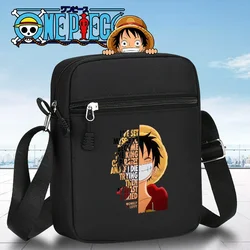 One Piece  Luffy Shoulder Bag for Men Anime Crossbody Bags Boy Girl Kawaii Canvas Square Messager Women Travel Sport Gift