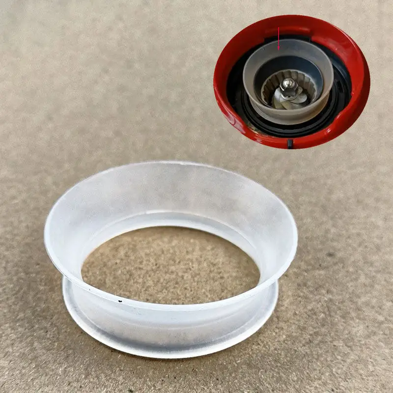 For Huijias ZD10/ZD10T coffee grinder cutter head anti-jumpings bean protective cover white silicone covers