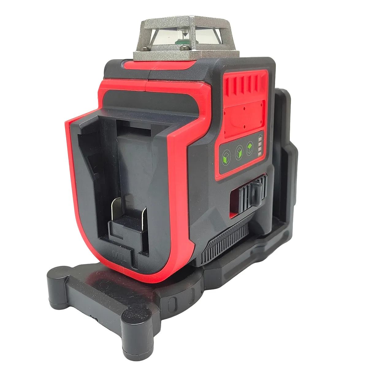 12 Lines Laser Level 3D Horizontal & Vertical Green Light Level Meter Self-Leveling Tools For Milwaukee 18V Battery