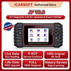 iCarsoft JP V2.0 for Japanese Vehicle Makes ABS DPF OBDII Code Reader Oil Reset For TOYOTA MAZDA ISUZU Honda Nissan