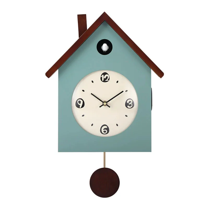 

New creative home cuckoo wall clock, living room bird decoration, modern clock