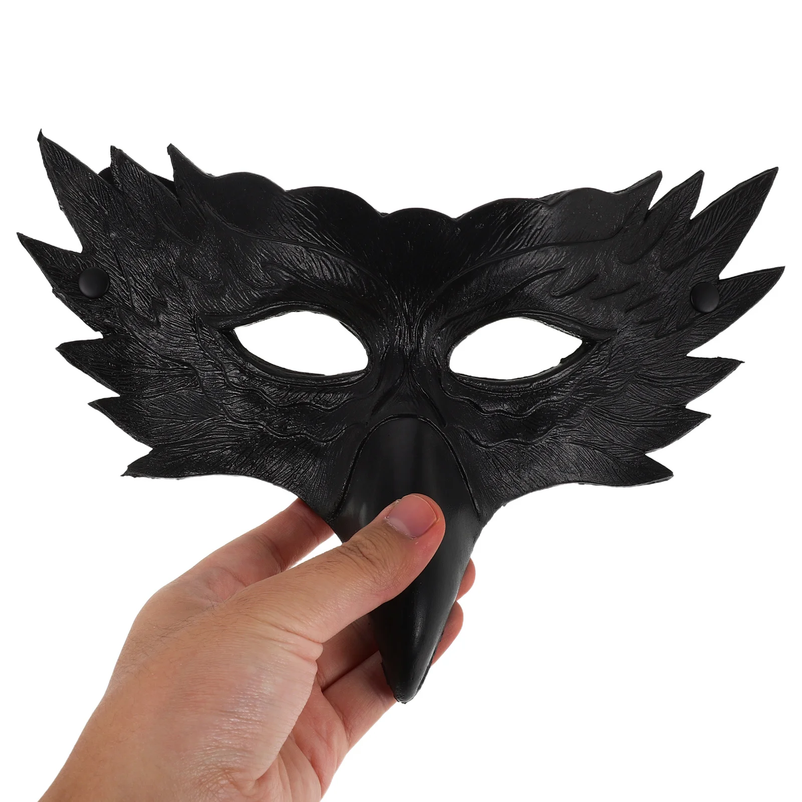

Halloween Mask Bird Beak Design Adult Masquerade Carnival Costume Party Cosplay Half Face Animal Themed Crow Mask For