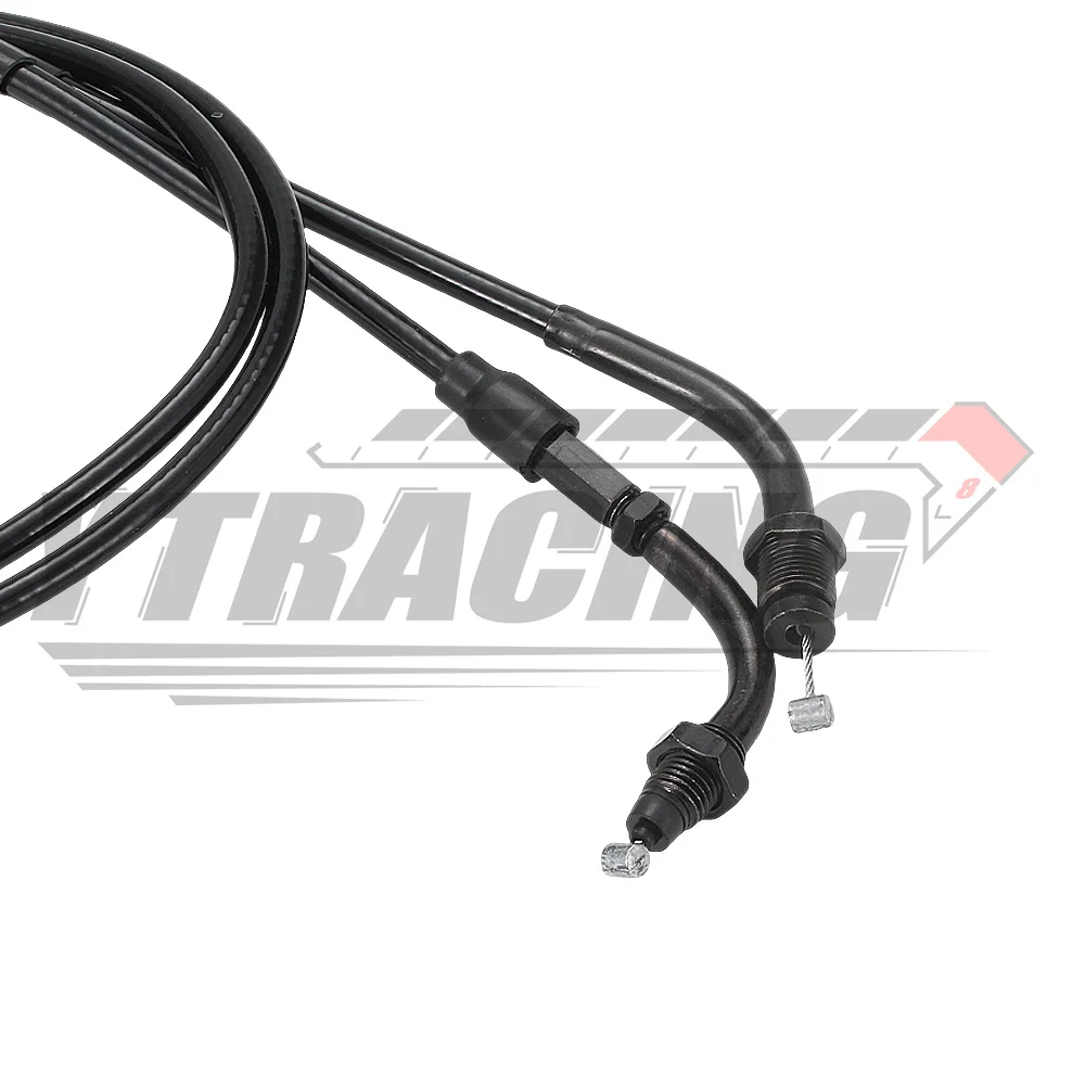 Motorcycle Throttle Cable Push Pull Line Set For HONDA NX250 1988-1990 17910-KW3-000 17920-KW3-000 Gas Accelerator Cable