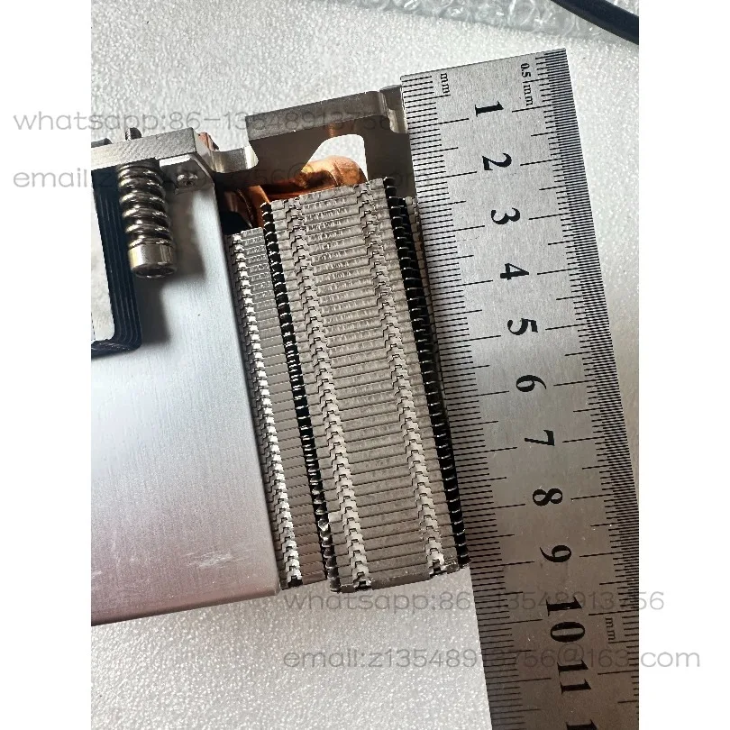 Original v100 sxm2 radiator copper bottom copper tube 4u server radiator adapter plate universal 9cm