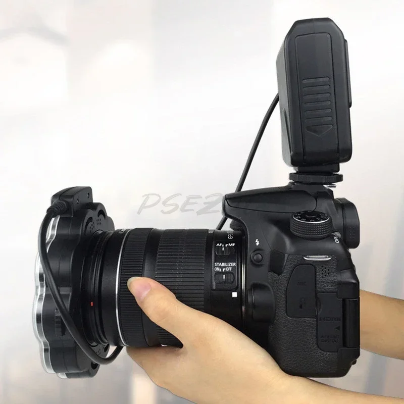 SL-102 Câmera DSLR interna e externa luz de preenchimento ajustável luz intermitente síncrona material à prova d'água