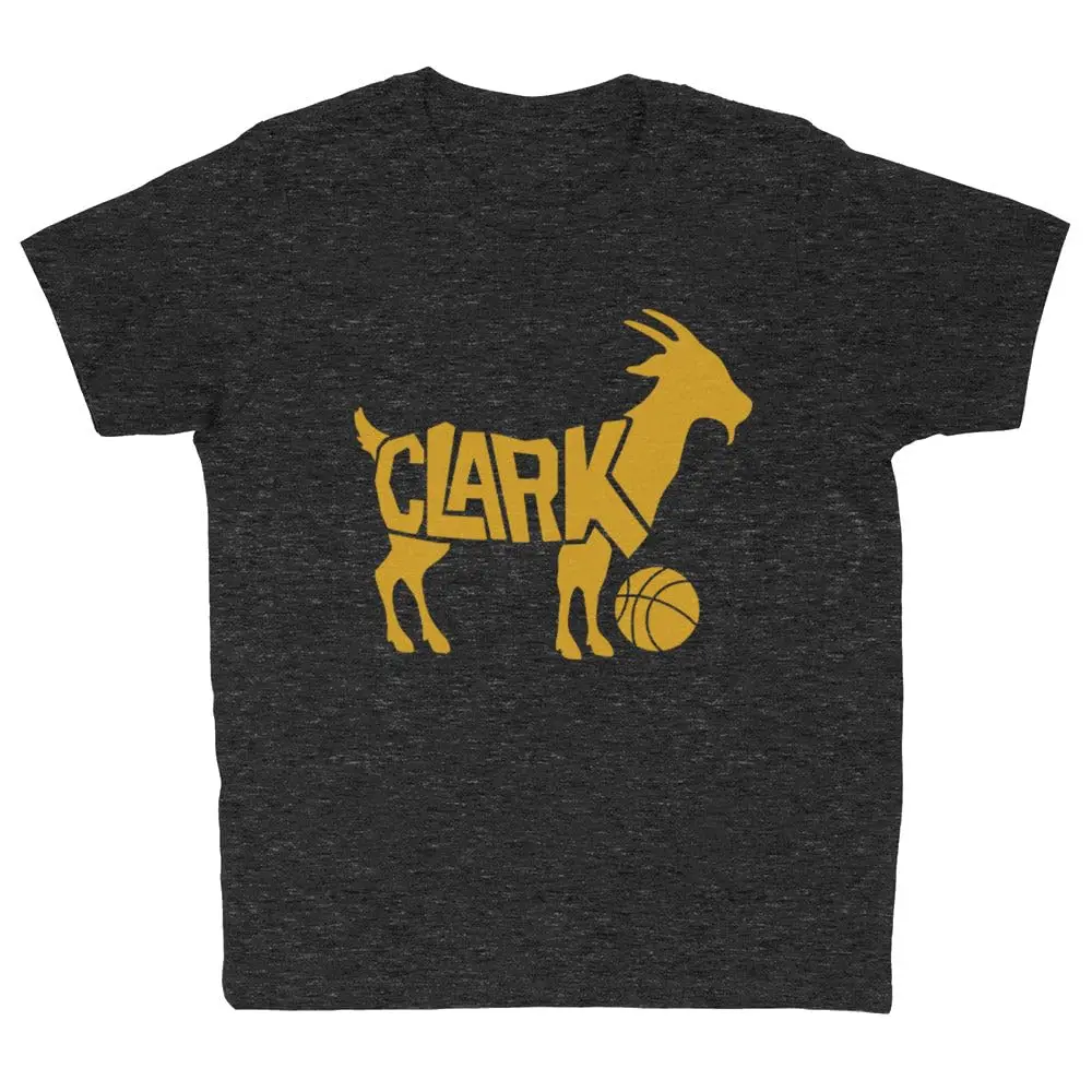 Clark Goat Kids T-Shirt Youth Graphic Y2K Summer Short Sleeve oversizedvintage Luxury