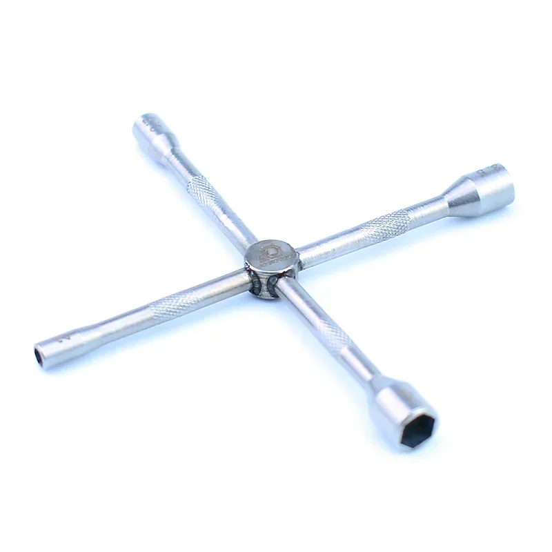 JDMODEL 1pcs Stainless Steel Cross Sleeve External Hexagonal Screwdriver for Tamiya RC Dump Truck Scania Car RC Crawler Tool