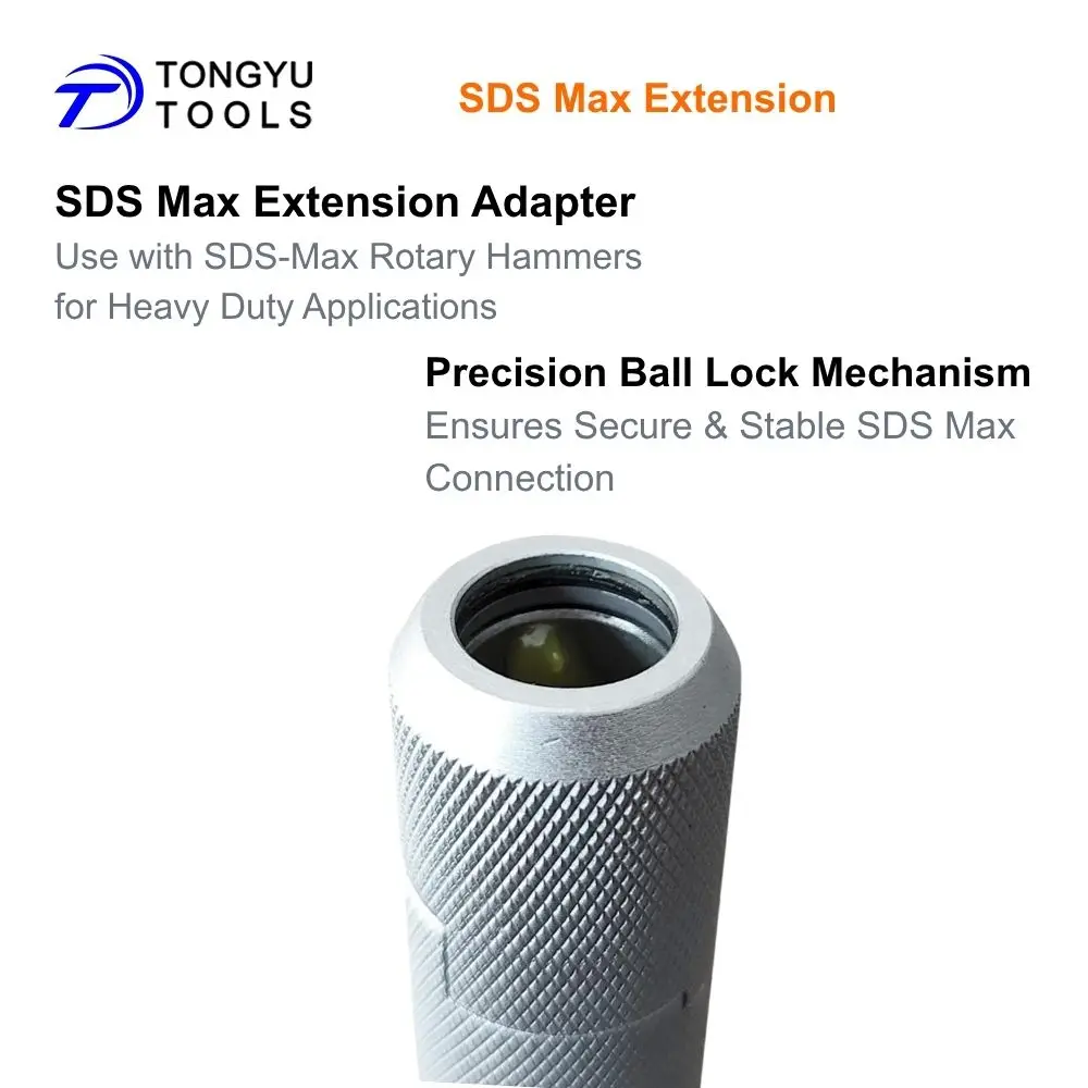 SDS Max Verlängerungsstange SDS Max Bohrstange mit optionalem Max-Lock-Kupplungsadapter für Bohrhammer-Tiefbohrungen – Detail 5