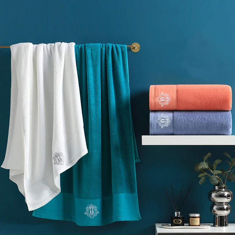 

Letter F Towel Set for Men Women, Bathroom Terry Cloth for Adults, 100 Cotton, 80*160, 70*140, 35*75 cm