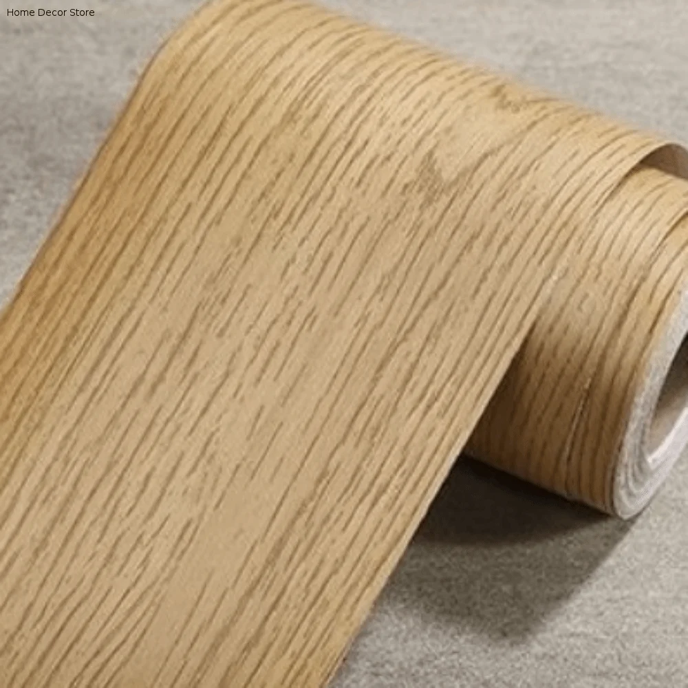 Thickened Wood Grain Window Sill Sticker Sun Protection Removable Waterproof Sticker Peel and Stick Wood Grain Wallpaper