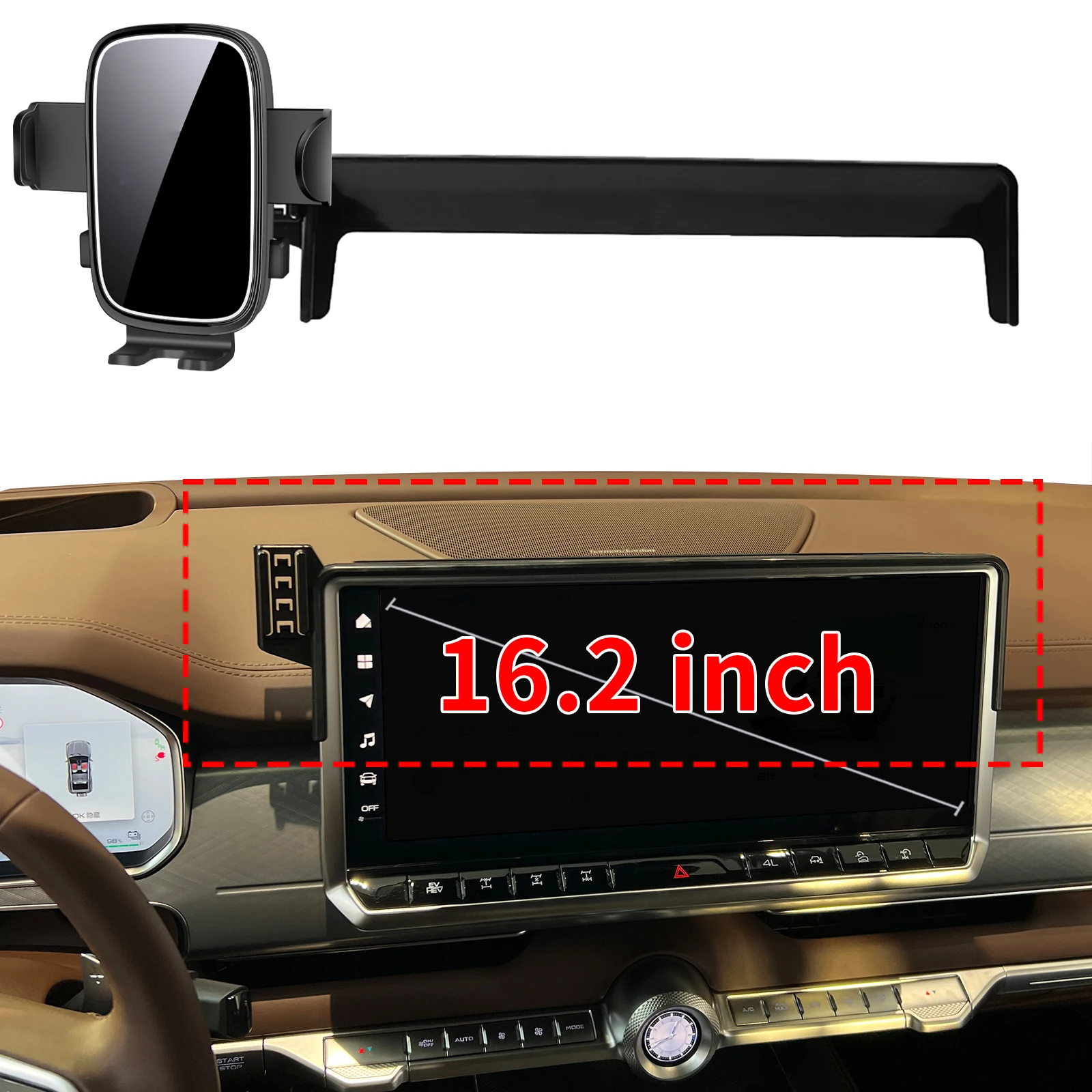 

fit for Tank 700 Tank700 2024 2025 Custom Fit Phone Holder Mount Dashboard Screen Base No Drill Car​​ accessoires