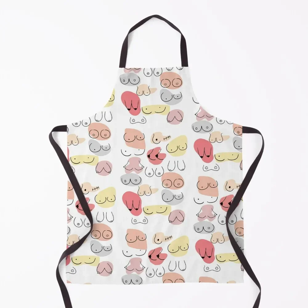 

Boobs Apron Kitchen accessories with pockets painting kitchen girl Apron