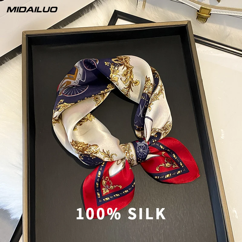 

Квадратный шарф из 100% тутового шелка 20,87x20,87 дюйма, дышащий декоративный головной платок, элегантный аксессуар, не растягивающийся для использования на открытом воздухе