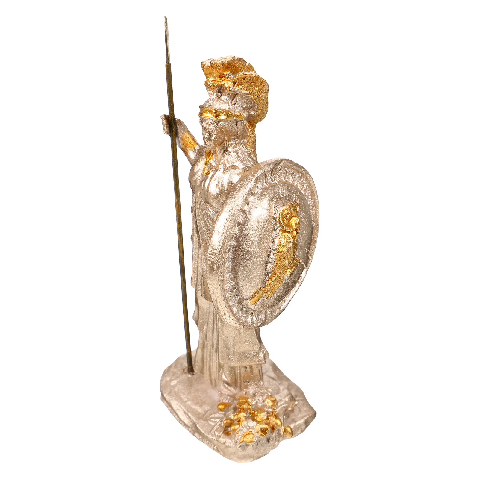 Athena Goddess Of Wisdom Resin Sculpture Mini Statue For Home Office Decor Desktop Ornament Mythology Ancient Greek Roman