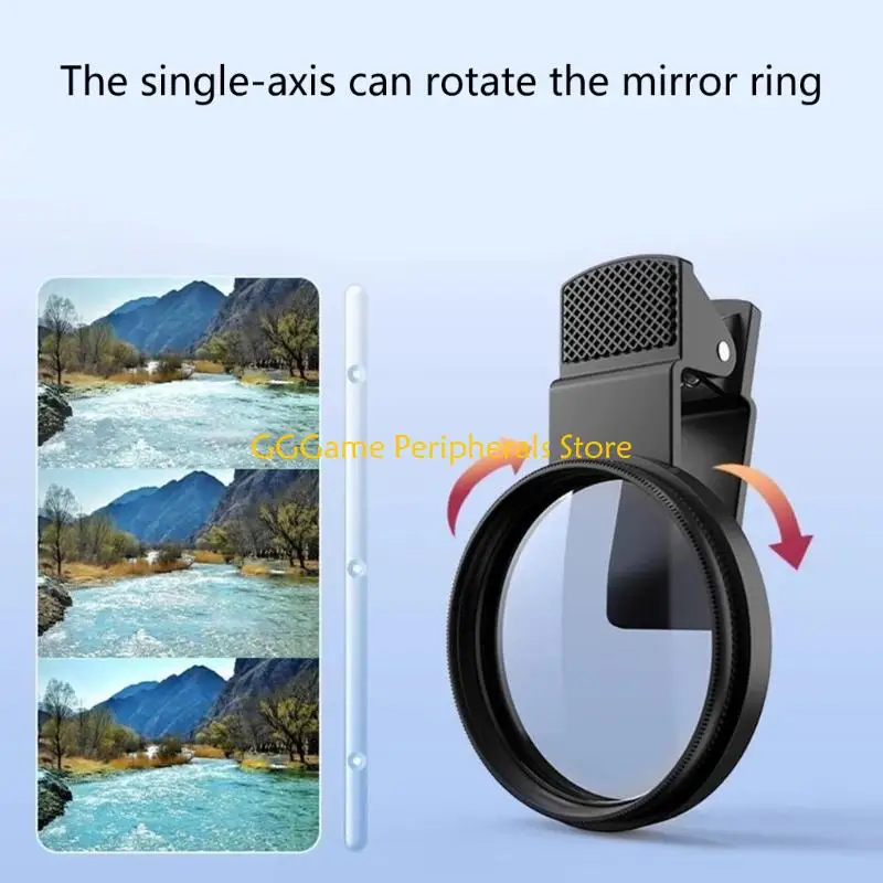 U55B Smartphone-Kamera CPL-Polarisationsfilter 52-mm-Polarisationsfilter-Clip-System-Set