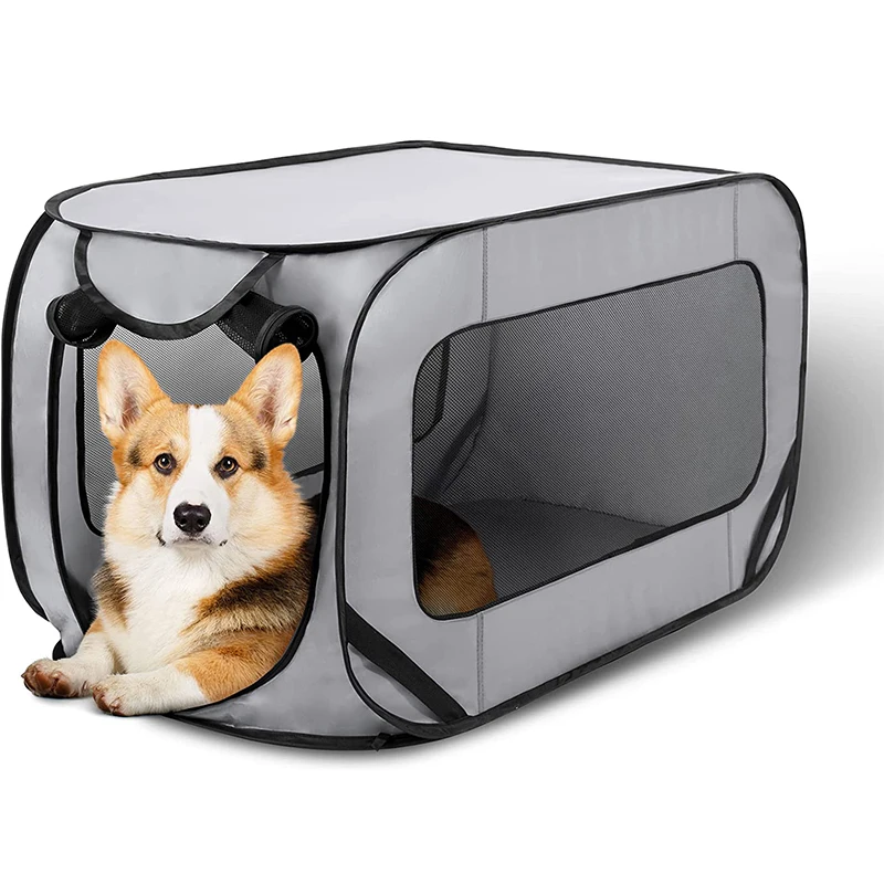 

36in Portable Large Dog Bed Pop Up Dog Kennel Indoor Outdoor Crate for Pets Portable Car Seat Kennel Cat Bed Collection