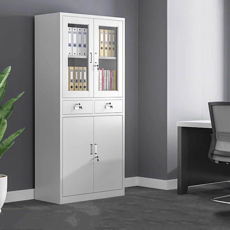 

Garage Cabinet Filing Cabinets Office Accesories Furniture Safes File Folder White Iron Storage Metal Cabinet Built-in Document