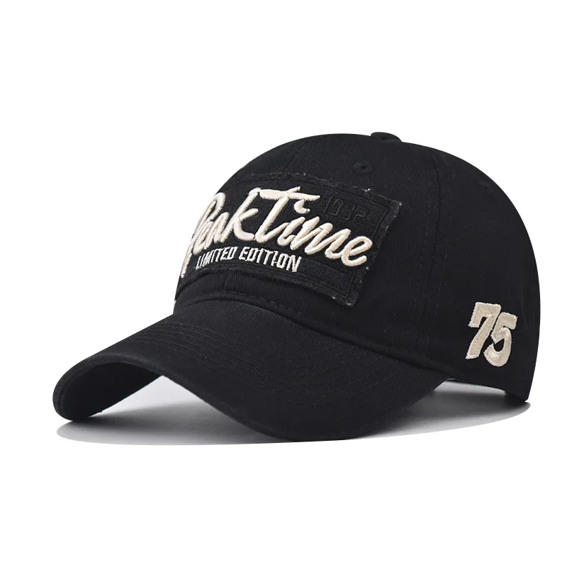 قبعة بيسبول Snapback قبعة الشمس قبعة ربيع الخريف قبعة بيسبول قبعة رياضية الذروة الوقت التطريز الهيب هوب المجهزة قبعة #2