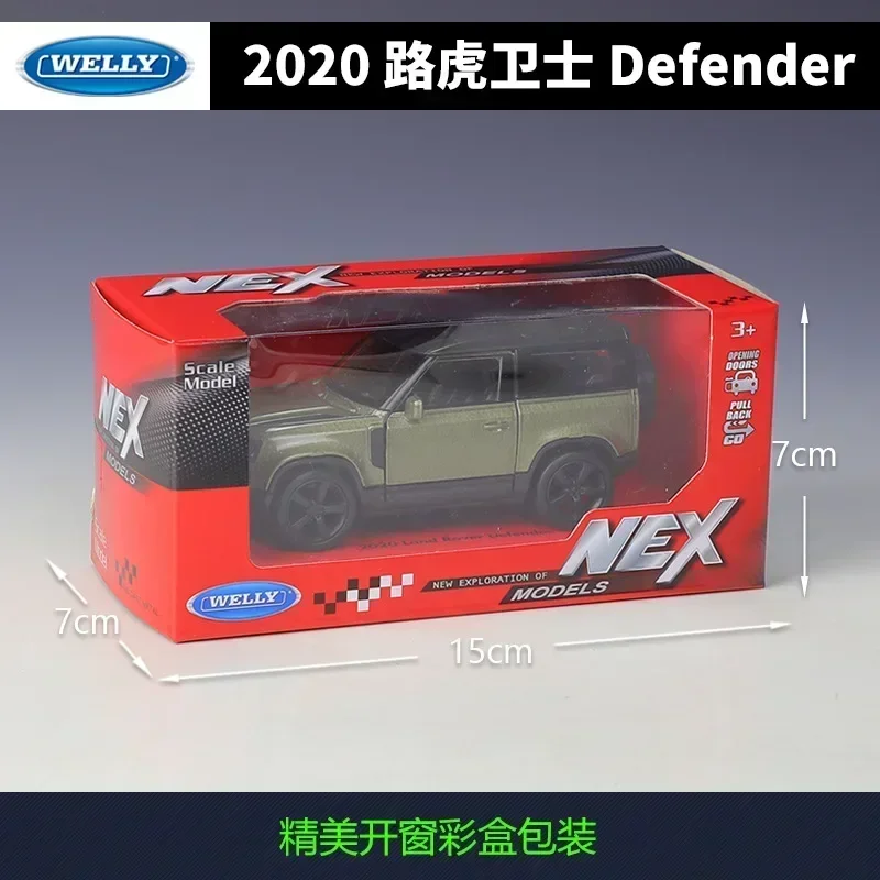WELLY 1:36 2020 Land Rover DefenderจําลองรถDiecastโลหะรุ่นรถเด็กของเล่นของขวัญ
