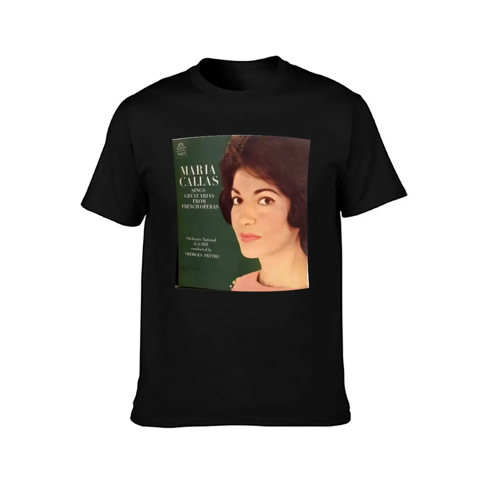Maria Callas, Opera, Singer, Arias, Diva, lp, record, vinyl T-Shirt Casual Loose Fit Short Sleeve T-Shirt