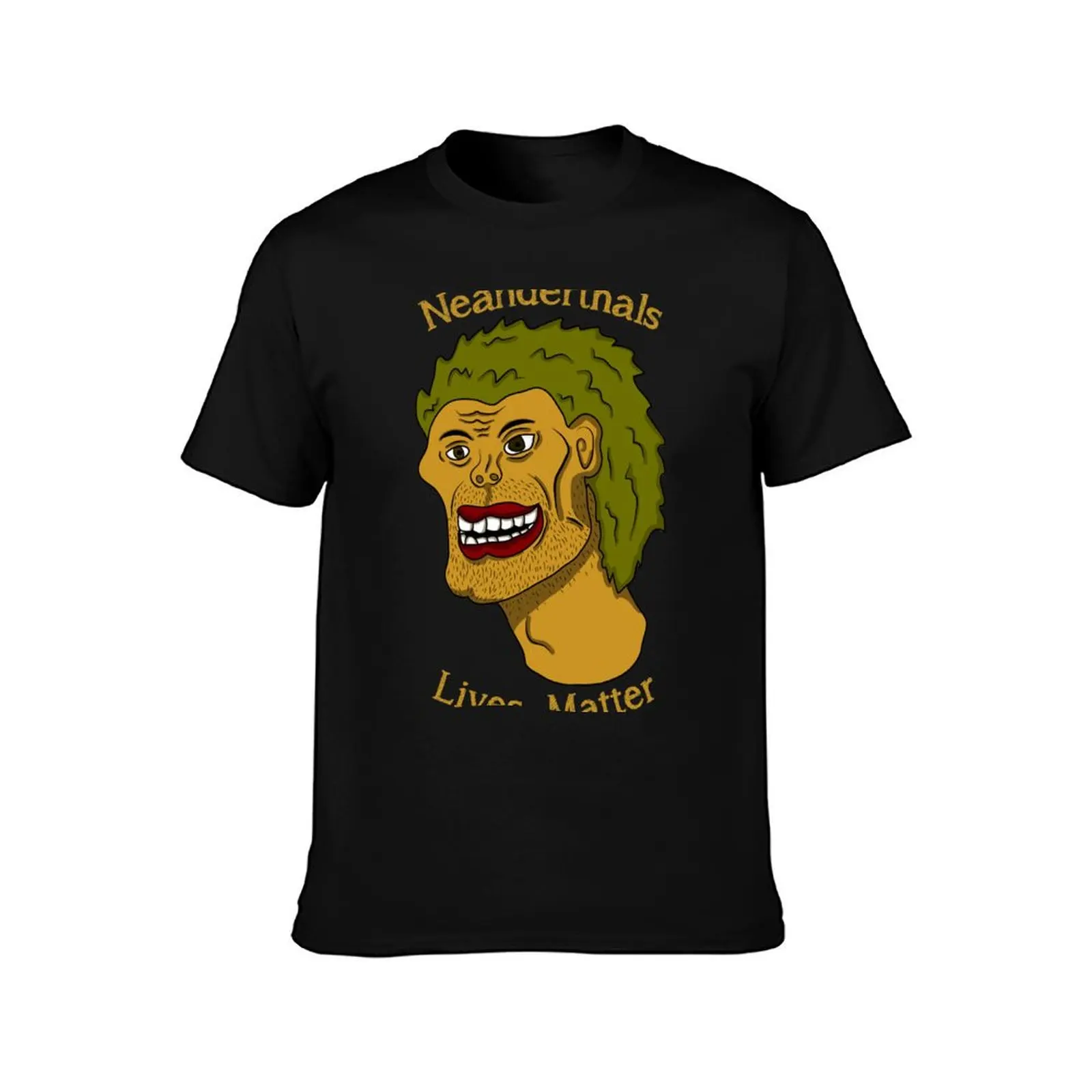 Neanderthals Lives Matter T-Shirt designer shirts vintage graphic tee quick drying mens fashion