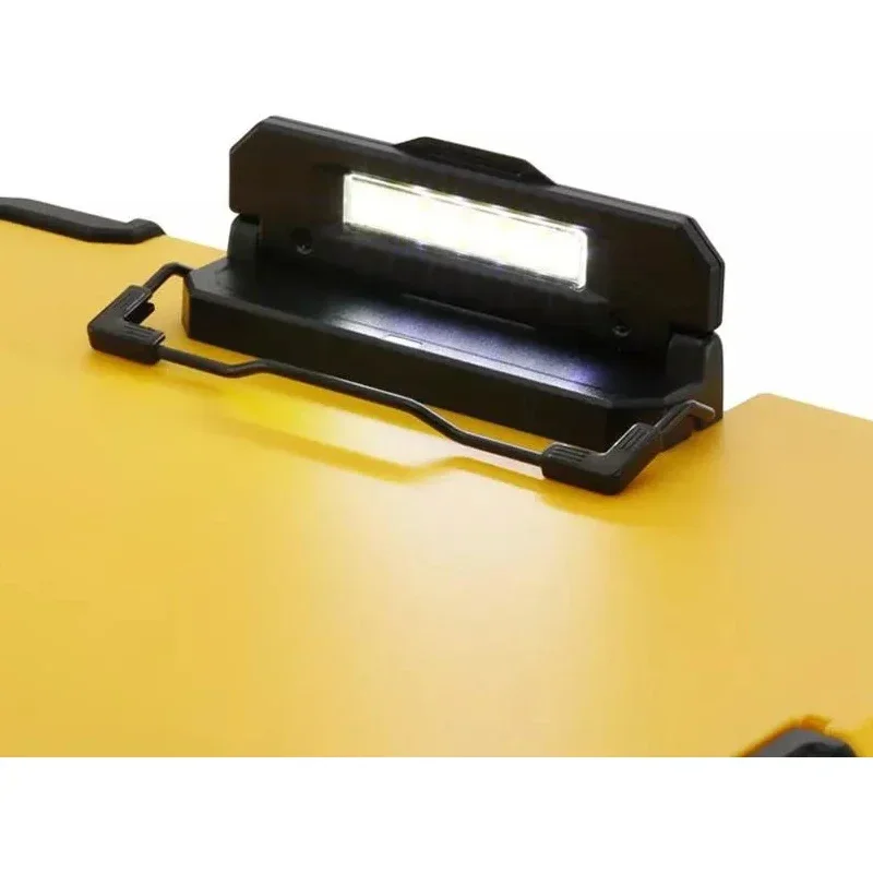 DEWALT-organizador de portapapeles TSTAK, Bolsa interna de luz LED, Clip de Metal, carpeta Dewalt, DWST82732-1